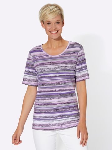 WITT WEIDEN Shirt in lila-flieder-gemustert