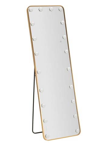 Mauro Ferretti Hollywood-Standspiegel mit LED-Beleuchtung, 50 x 45 x 160 cm