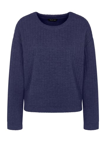 Triumph Sweatshirt Cozy Comfort Top Quilted in BLUE - DARK COMBINATION