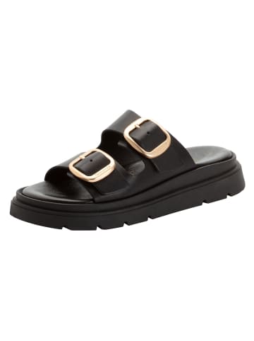 Tamaris Pantolette in BLACK LEATHER