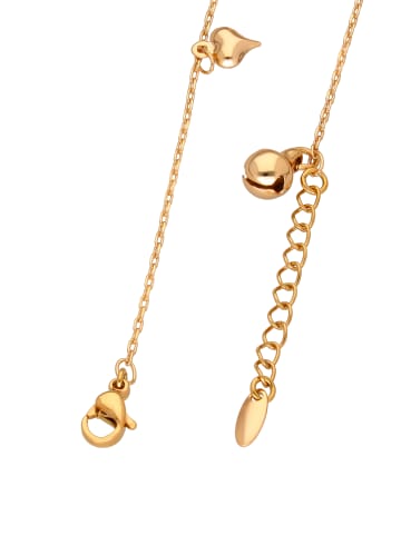 faina Women Ankle Bracelet With Charms in Rose Gold