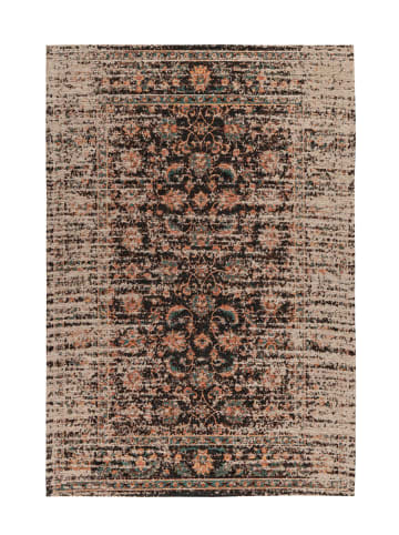 Kayoom Wohnzimmer Teppich – Kurzflorteppich Charme 225 in multi - rot - rechteckig