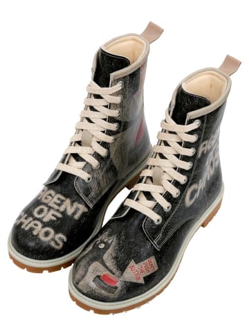 Dogo Boots Agent Of Chaos in Schwarz