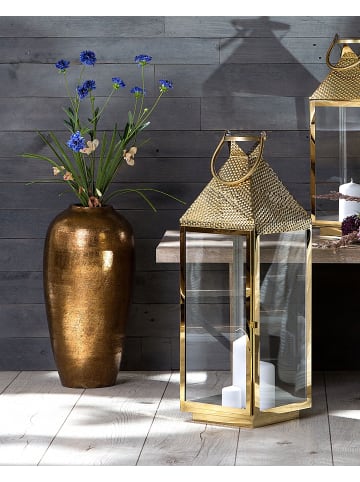 Beliani Dekovase LORCA in Gold - (W) 27 x (H) 48 x (L) 27 cm