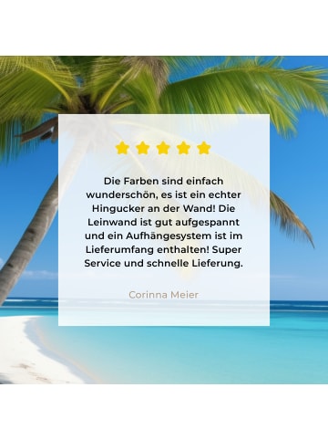 MuchoWow Leinwand bilder Palme (BxH)