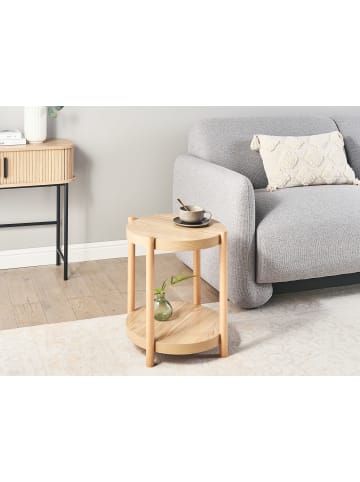 Beliani Beistelltisch CONNELL in Braun - (W) 40 x (H) 49 x (L) 40 cm
