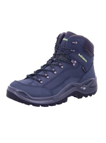 LOWA Outdoorschuh RENEGADE GTX MID in dunkelblau/limone