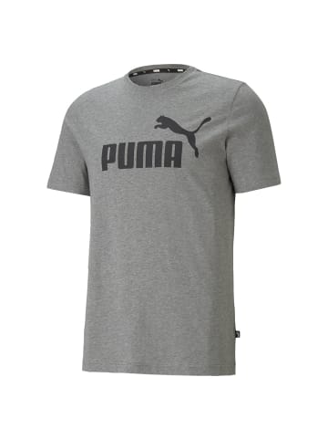 Puma T-Shirt 1er Pack in Grau/Schwarz