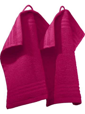 REDBEST Frottier Seiftuch 2er-Pack New York in fuchsia