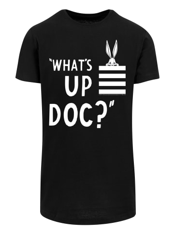 F4NT4STIC T-Shirt Looney Tunes Bugs Bunny What's Up Doc Stripes in schwarz