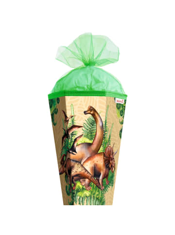 ROTH Schultüte groß Veganosaurus 85 cm in Grün