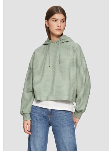 QS Sweatshirt in 7219_salbeigrün