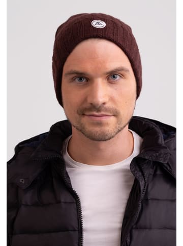 CASH-MERE.CH Bio Rib Mütze in Zinnoberrot