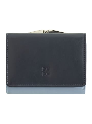 DuDu Corsica Geldbörse RFID Schutz Leder 11 cm navy