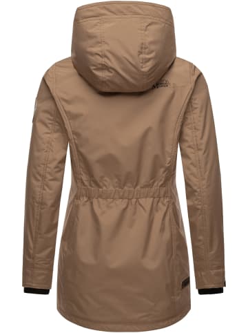 Marikoo Outdoorjacke Honigbeere in Taupe