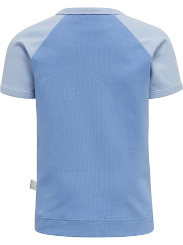 Hummel Druckknopf T-Shirt Raglanärmel Hmlaslan Jungen in SILVER LAKE BLUE