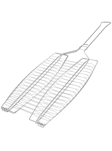 bremermann Fischgriller ca. 65 x 26,5 cm in Edelstahl