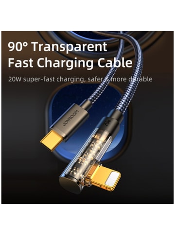 Joyroom Joyroom Gaming Kabel S CL020A6 Lightning gewinkelt USB-C