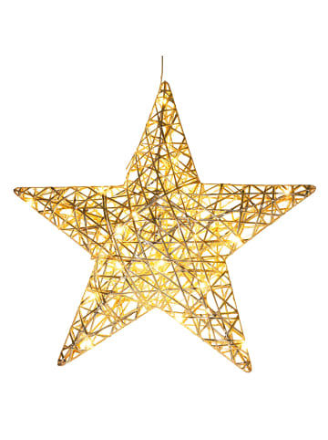 Home&Styling Collection Weihnachtsdeko, LED-Stern in Gold, (B) 9 x (H) 40 x (L) 40 cm