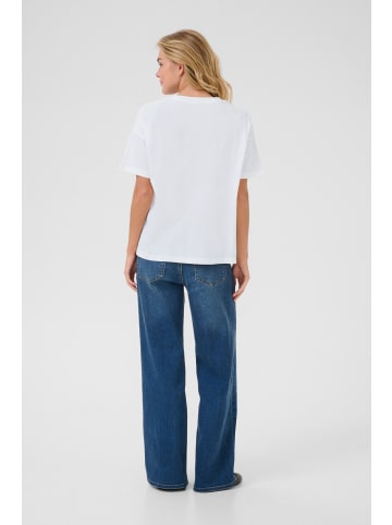 Kaffe T-shirt KAjenny Loose fit in Chalk