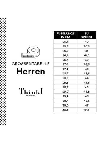 Think! Sneakers Low TURNA HE. in Oliv/Kombi