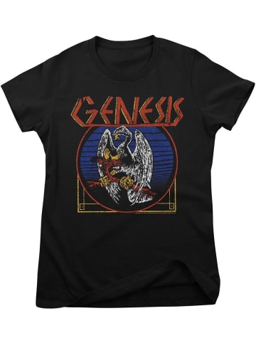 GENESIS Shirt "Retro Girly Tee" in Schwarz