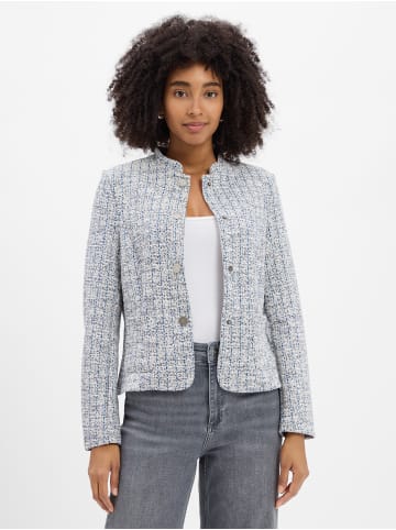 More & More Kastenjacke in ecru hellblau - 0001