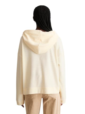 Marc O'Polo DENIM Kapuzen-Longsleeve relaxed in White Blush