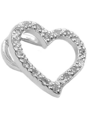 Gallay Anhänger Herz mit Zirkonias Silber 925 in silber