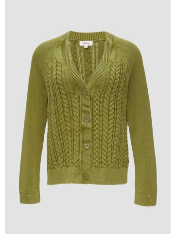 s.Oliver Strickjacke in 7774_guacamole