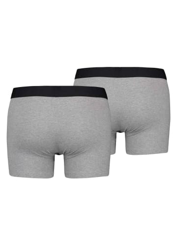 Levi´s Boxershort 2er Pack in Grau Melange