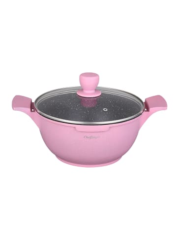 Cheffinger Kochtopfset 20-24-28cm 6-tlg Pink in Pink