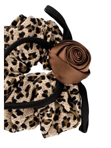 faina Women Hair Tie in Beige Leo