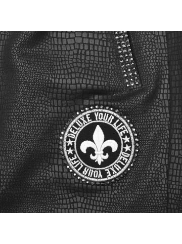 Roberto Geissini Kroko Jogginghose Schwarz