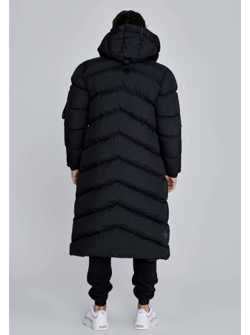 SikSilk Wintermantel Longline Puffer in Black