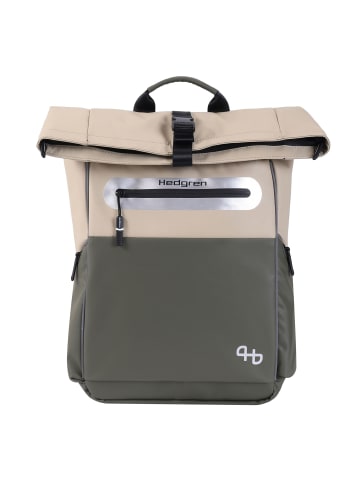 Hedgren chain Rucksack RFID Schutz 53 cm in beige-olive