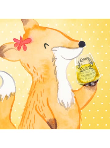 Mr. & Mrs. Panda Tumbler Hund Blumen mit Spruch in Transparent