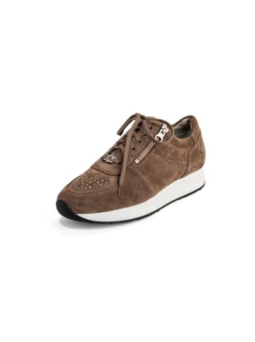 VITAFORM Veloursleder Sneaker in dunkeltaupe