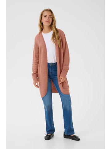 Kaffe Strickjacke KAemria Regular fit in Light Mahogany