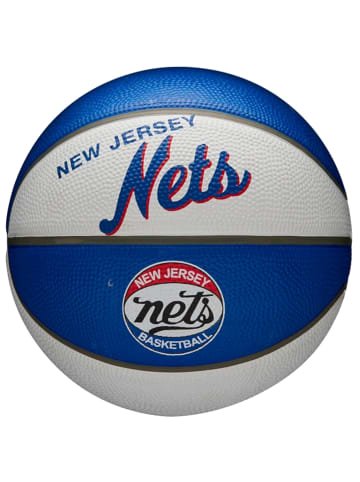 Wilson Wilson NBA Team Retro Brooklyn Nets Mini Ball in Blau