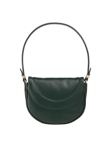 DuDu Schultertasche Leder 22 cm in mangrove