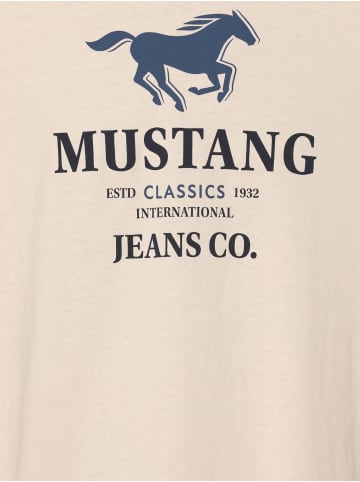 Mustang T-Shirt Style Austin in ecru