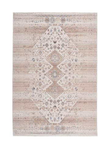 Arte Espina Wohnzimmer Teppich – Kurzflorteppich Baroque 1125 in beige - rechteckig