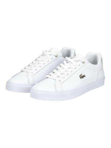 Lacoste Sneaker in Weiß/Gold
