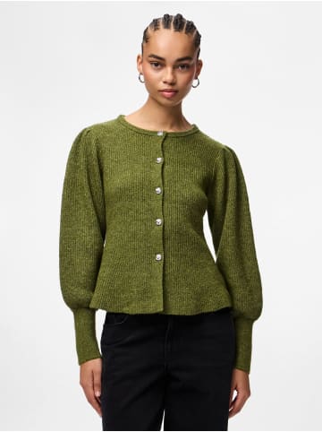Pieces Strickjacke in Sphagnum