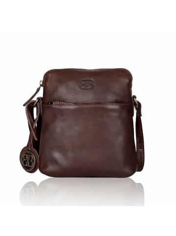 Bellicci Umhängetasche für Damen in dunkel-braun