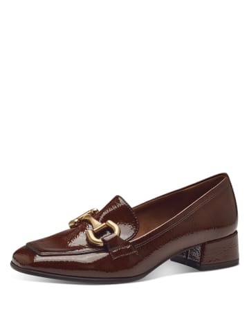 Tamaris Hochfrontpumps in Braun