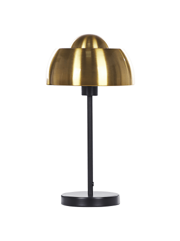Beliani Tischleuchten SENETTE in Schwarz/Gold - (W) 24 x (H) 44 x (L) 24 cm