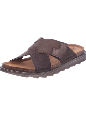 Fischer Markenschuh Pantolette in braun