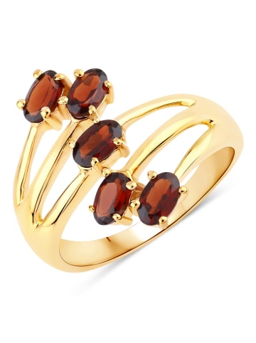 Rafaela Donata Ring Sterling Silber Granat in gelbgold